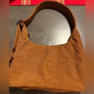 BAGGU mini nylon shoulder bag in brown